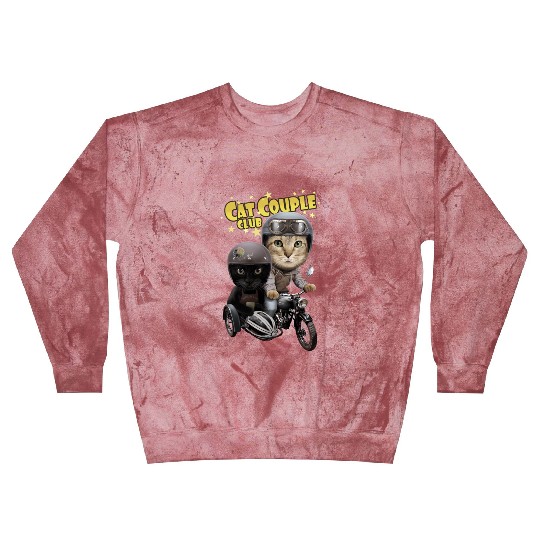 CAT COUPLE CLUB Blast Sweatshirts