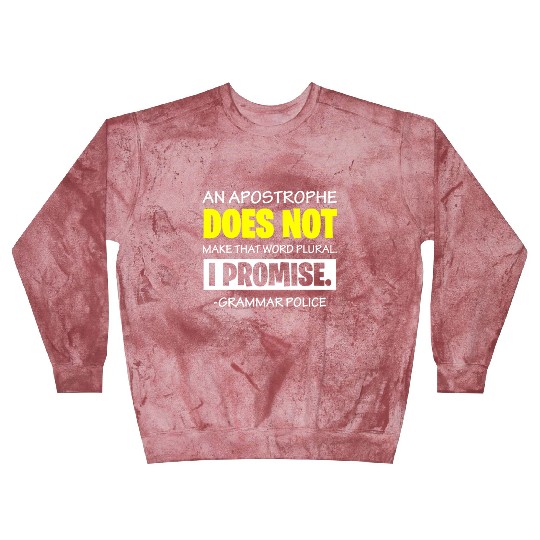 Grammer Police - English Teacher Blast Sweatshirts