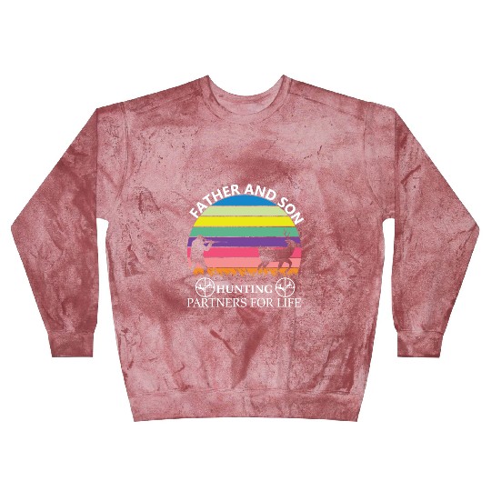 Father and son Hunting Partners For Life Blast Sweatshirts