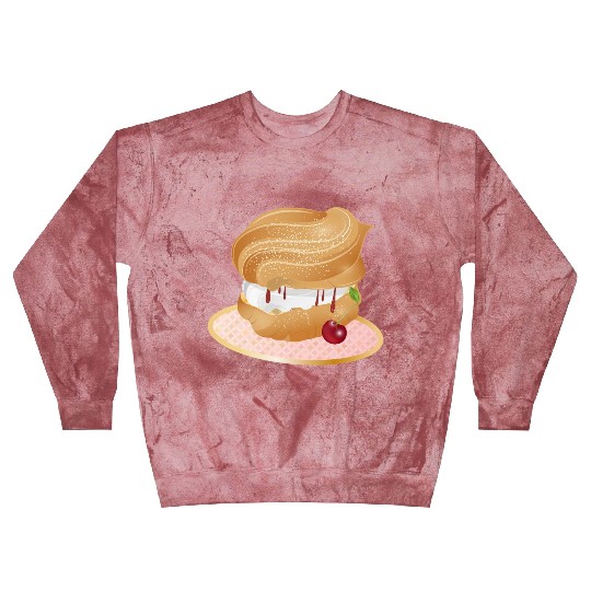 Cream puffs filled with cream and cherries Blast Sweatshirts