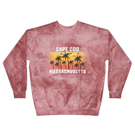 Cape Cod Massachusetts Summer Retro VIntage Blast Sweatshirts