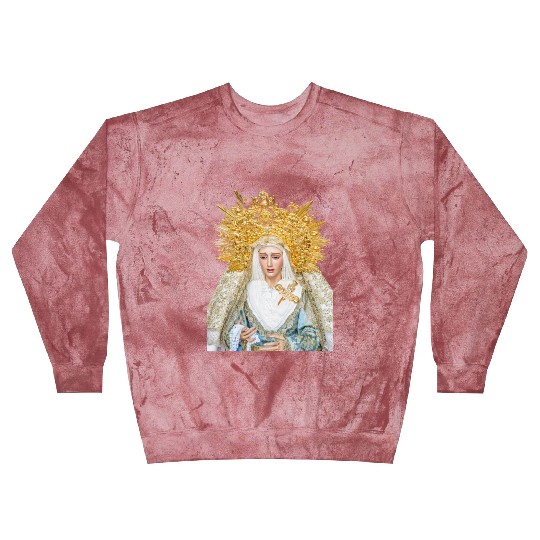 Virgin Mary Mother of Jesus Madonna Blast Sweatshirts