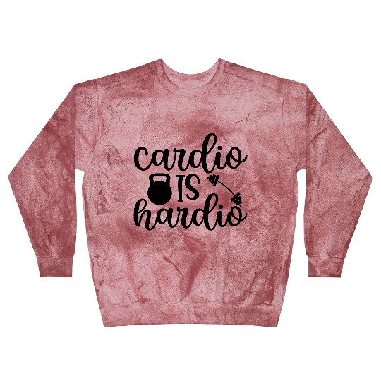 cardio is hardio Blast Sweatshirts Blast Sweatshirts design