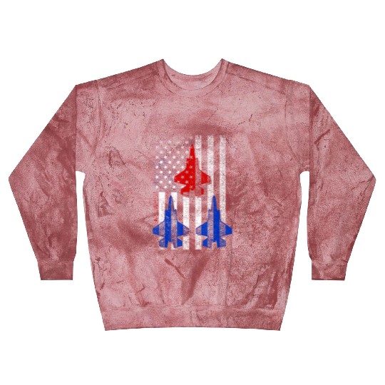 American Independence Fourth of July US Air Force Blast Sweatshirts