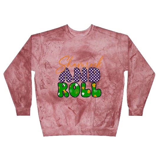 ShamrockPatricks Day Sublimation Blast Sweatshirts