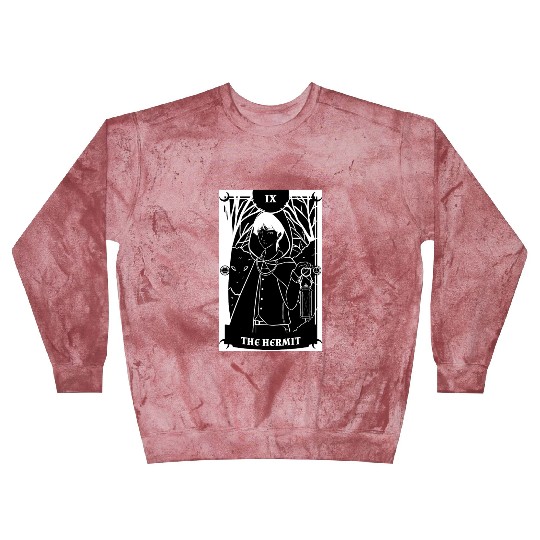 Anime Tarot Card The Hermit Occult Gothic Witch Blast Sweatshirts