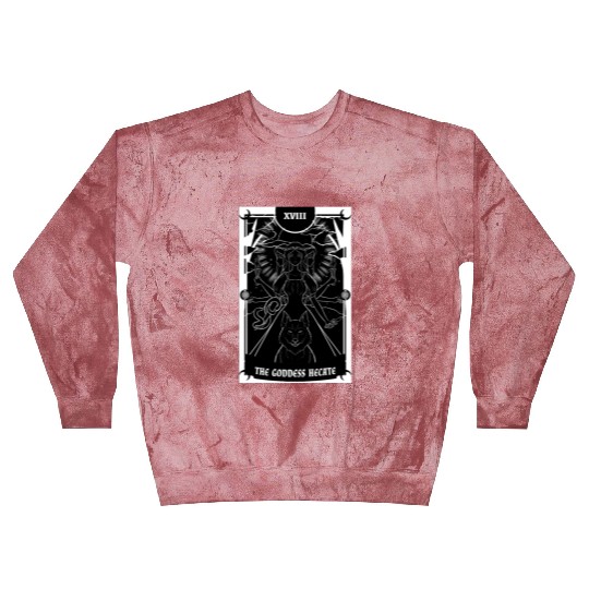 Anime Tarot Card Goddess Hecate Occult Gothic Witc Blast Sweatshirts