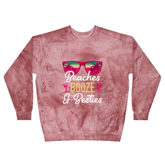 Beaches Booze Besties 2023 Holiday Spring Break Blast Sweatshirts