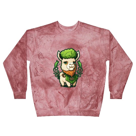 Sweet St Patrick's Day Lama Blast Sweatshirts