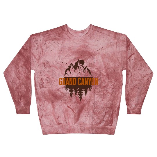 grand canyon retro mountain Blast Sweatshirts