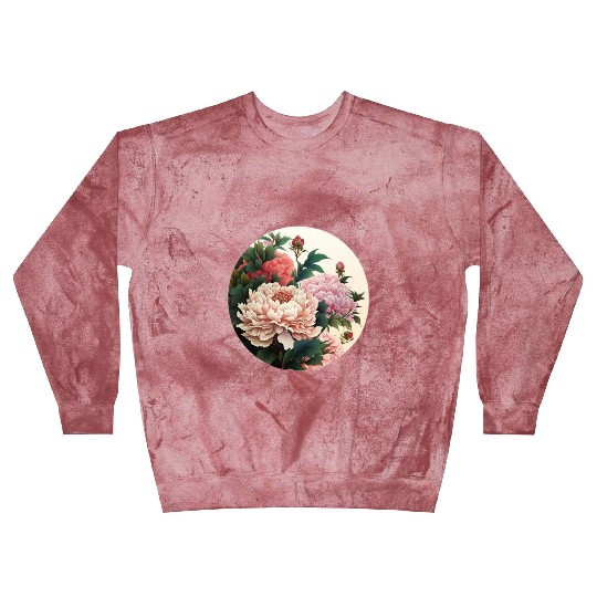 Peony flowers Blast Sweatshirts