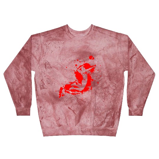 Volleyball Spike Man Red Blast Sweatshirts