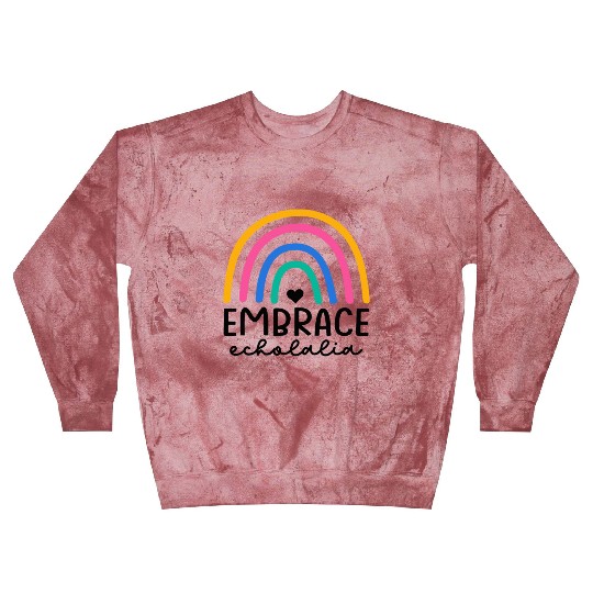 Embrace Echolalia Special Education Teacher Blast Sweatshirts