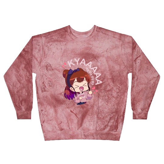 Kyaa Funny KPOP Anime Chibi Korean Pop Music Blast Sweatshirts