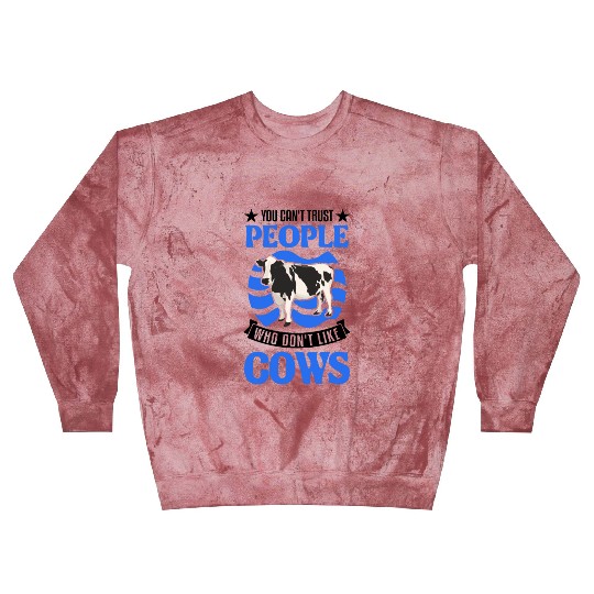 Cow Gift Farmer Cattle Breeder Cows Blast Sweatshirts