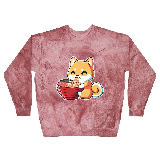 kawaii Japanese Anime Fox Ramen Food Lovers Humor Blast Sweatshirts