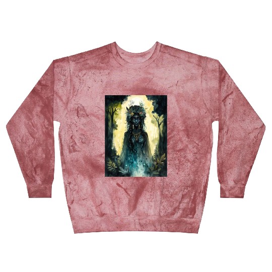 Black Nature Goddess - African American, Woodland Blast Sweatshirts