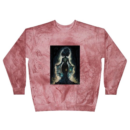 Black Nature Goddess - African American, Woodland Blast Sweatshirts