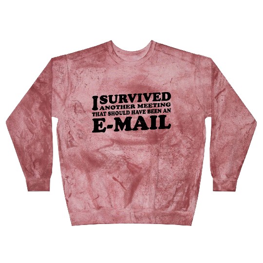 I Survived Another Meeting 18 Blast Sweatshirts