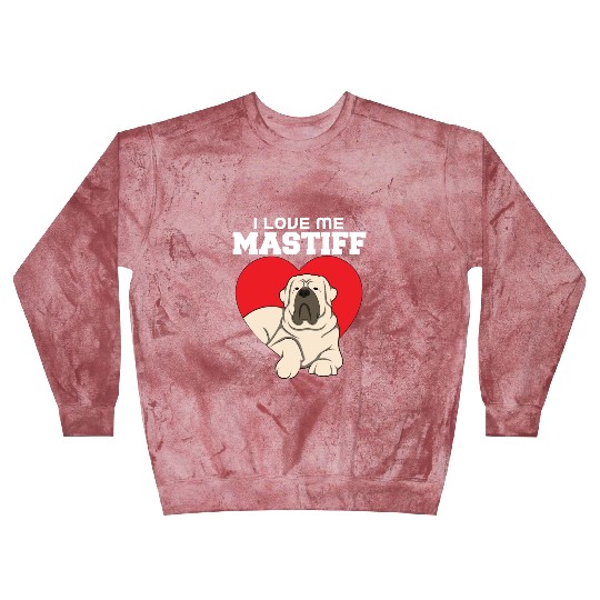 I Love Me Mastiff Blast Sweatshirts