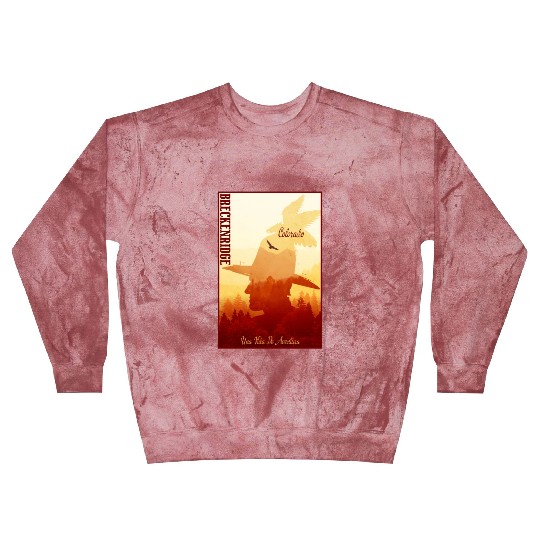 Breckenridge Colorado wild west town Blast Sweatshirts