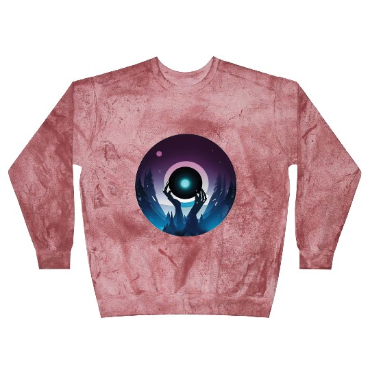 Hands of Nature Embracing the Watching Moon Blast Sweatshirts