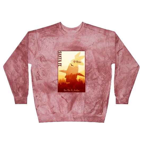 Santa Fe New Mexico wild west town Blast Sweatshirts