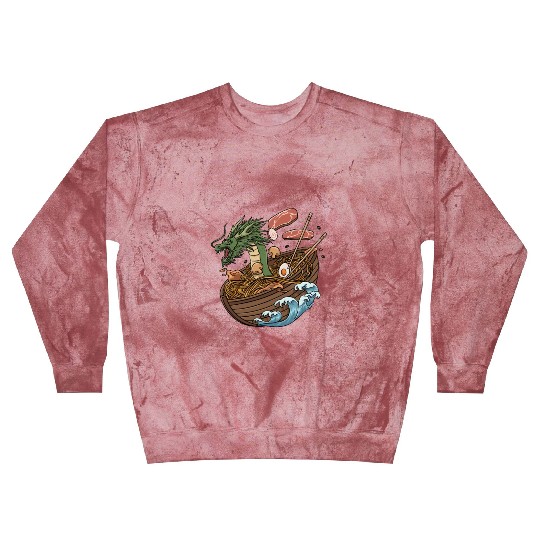 Ramen Soup and Dragon Boat Design Blast Sweatshirts