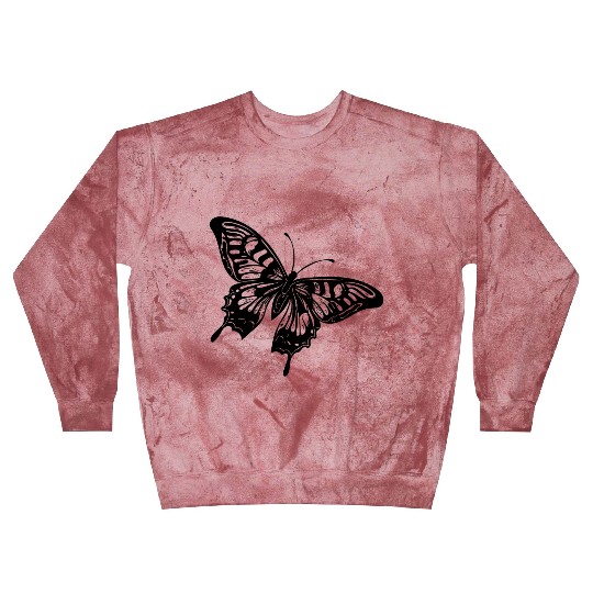Elegant Vintage Tattoo Butterfly Blast Sweatshirts