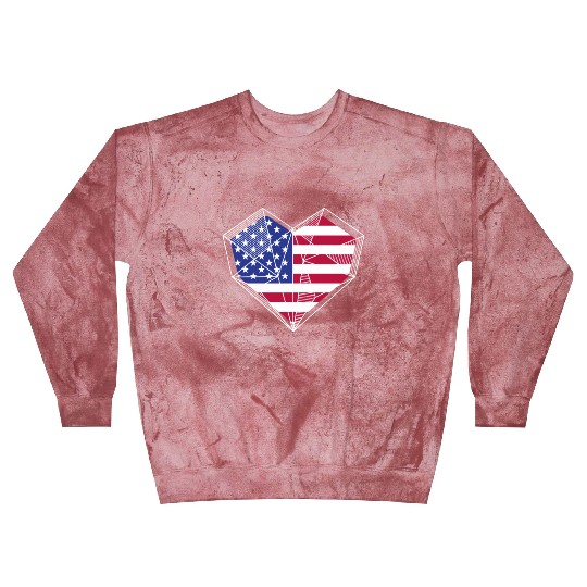 Patriotic America USA Flag 4th Of July American Blast Sweatshirts