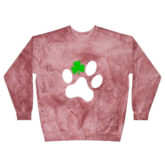 Dog St. Patrick's Day Shamrock Dog Blast Sweatshirts