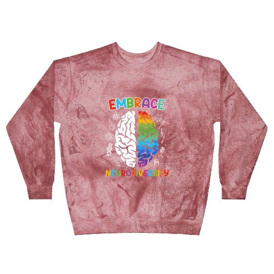 Autism Embrace Neurodiversity Autistics Blast Sweatshirts