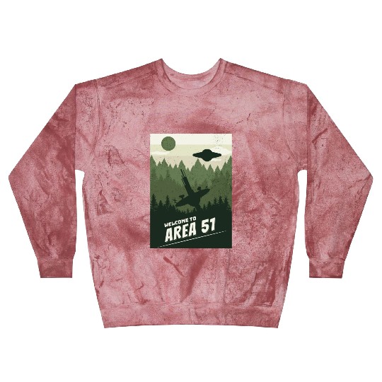 Welcome To area 51 Blast Sweatshirts
