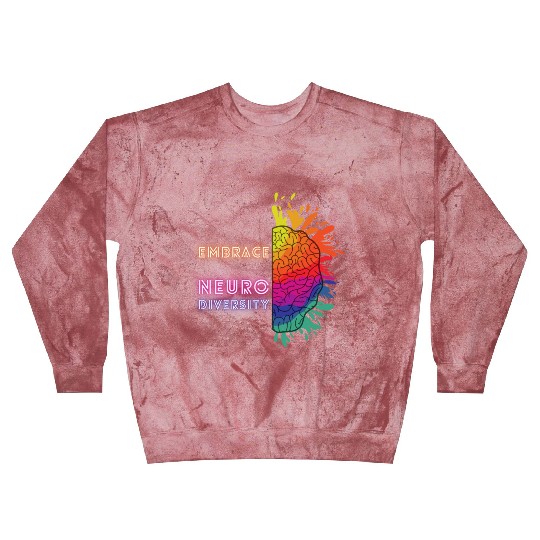 NEURODIVERSITY embrace brain awareness Blast Sweatshirts