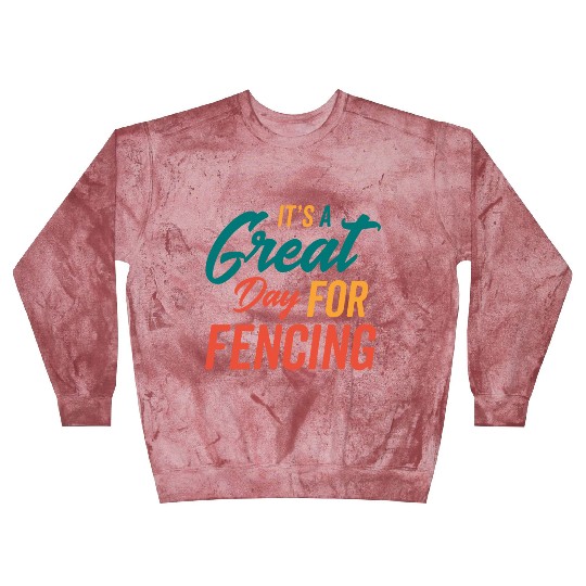 A Great Day For Fencing Blast Sweatshirts
