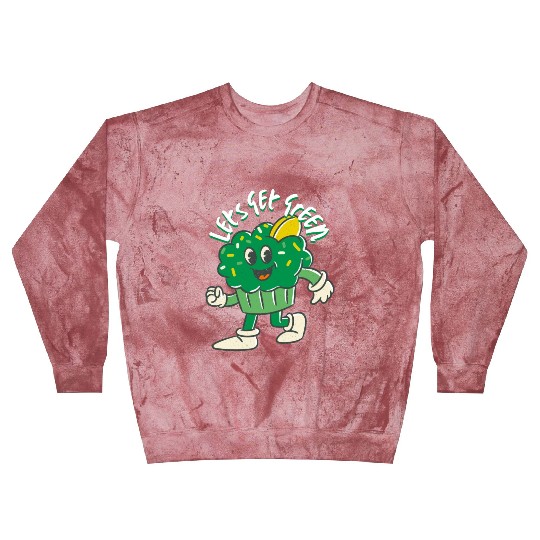 Eco-Friendly and Stylish: Let's Get Green Blast Sweatshirts