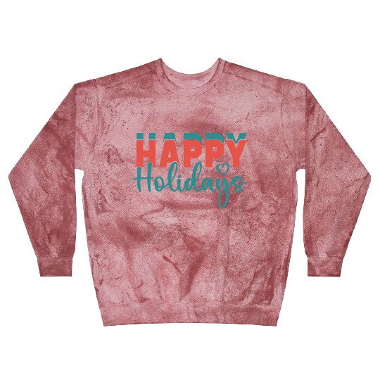 Happy Holidays Blast Sweatshirts