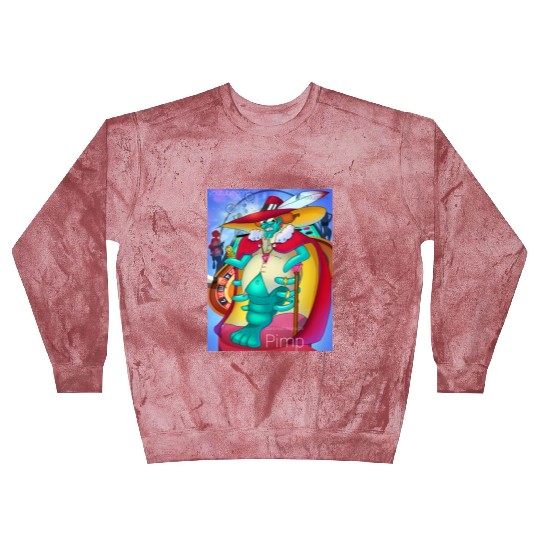 Cornbread Shrimp Da' Pimp (green) Blast Sweatshirts