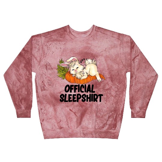 Sleep Blast Sweatshirts Sleeping Cute Bunny Chibi Rabbit