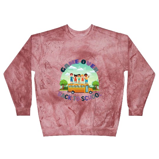 game over back to school Blast Sweatshirts