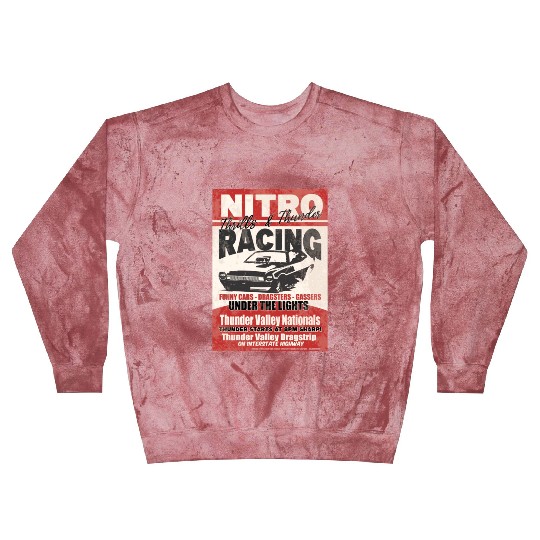 Vintage Hot Rod Classic Funny Drag Racing Poster Blast Sweatshirts
