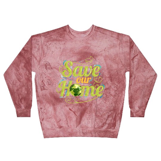 Logo Save Our Home For Earth Day Blast Sweatshirts