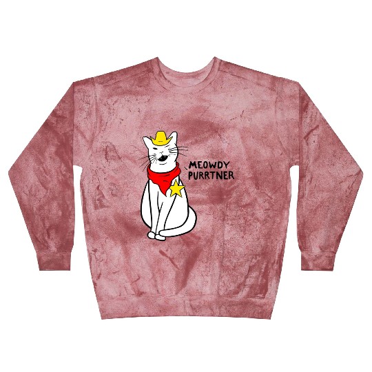 meowdy cat partner Blast Sweatshirts