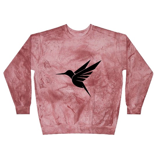 Floating Hummingbird Tattoo Tribal Swinging Blast Sweatshirts