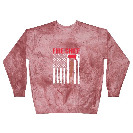 American Flag Patriotic Firefighter Fire Chief Blast Sweatshirts