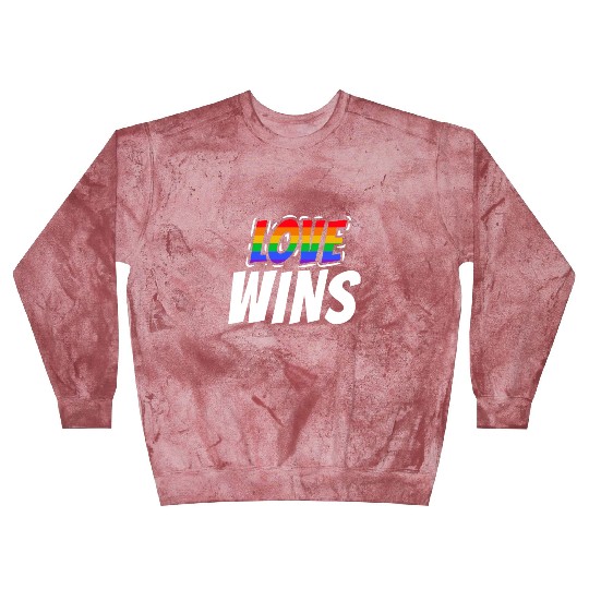 Pride LGBTQ. Love wins Blast Sweatshirts
