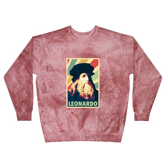 Leonardo Da Vinci Vintage Colors Blast Sweatshirts