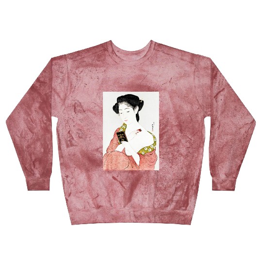 Japanese Woman Geisha Japan Vintage art Blast Sweatshirts