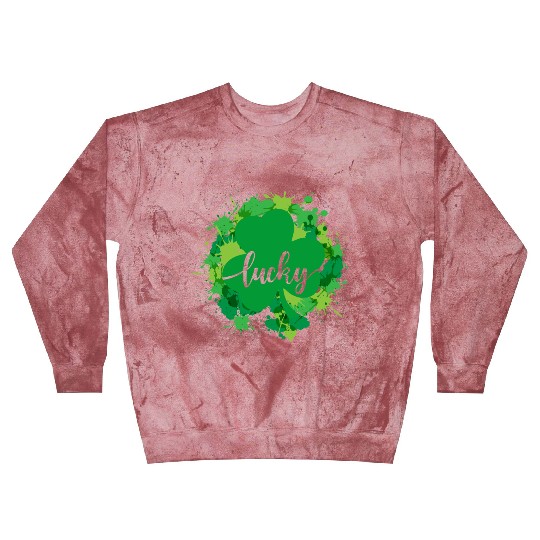 Watercolor Saint Patrick Day Blast Sweatshirts