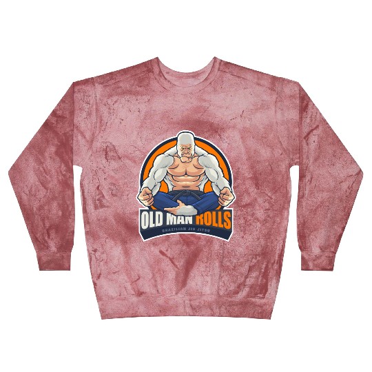 Old Man Rolls Gorilla Jiu Jitsu Fighter Blast Sweatshirts